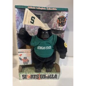vintage Gemmy‎ Michigan State MSU College sports gorilla dancing 1998 works